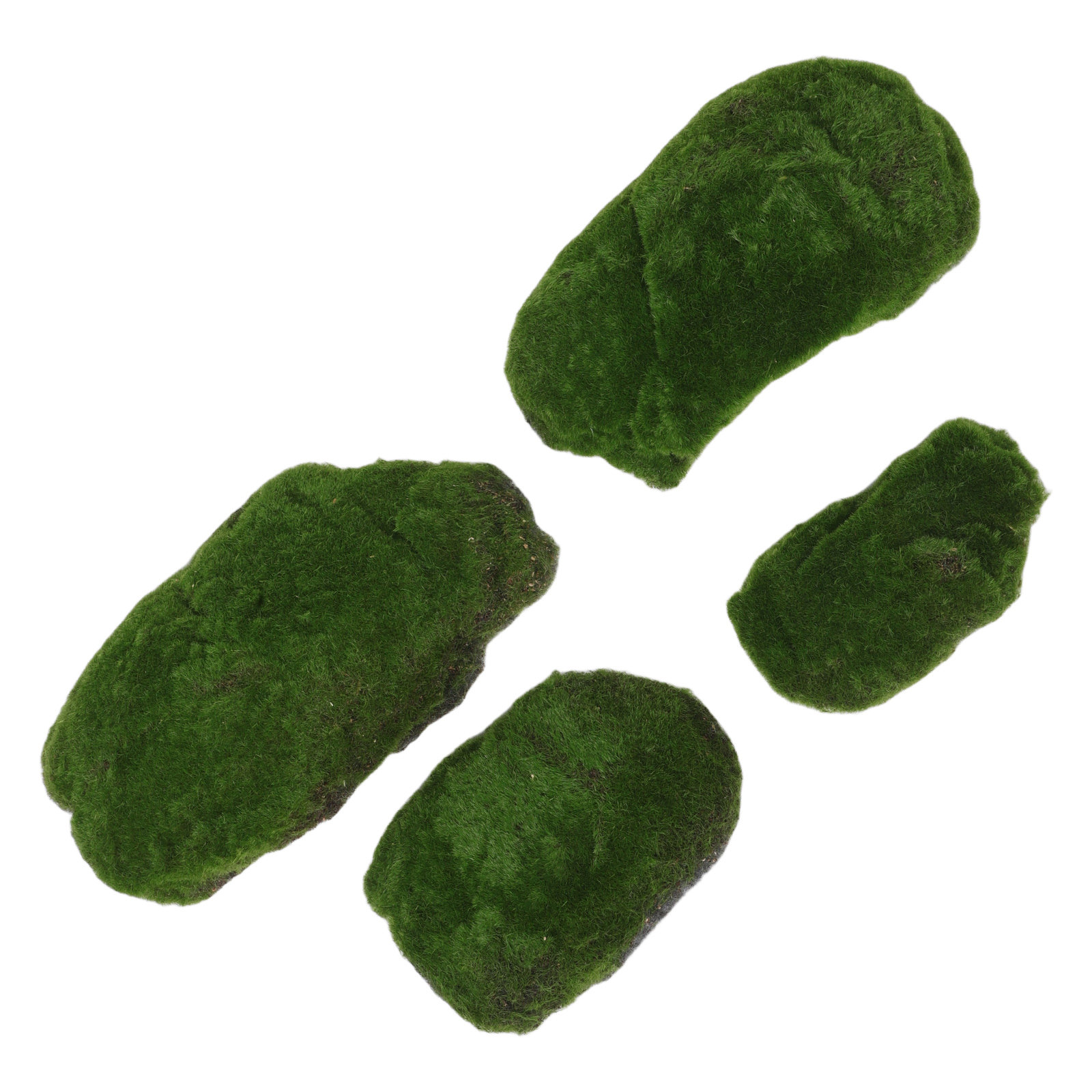 4Pcs Decorative Faux Moss Ston - Aquarium Moss ulasan dan harga