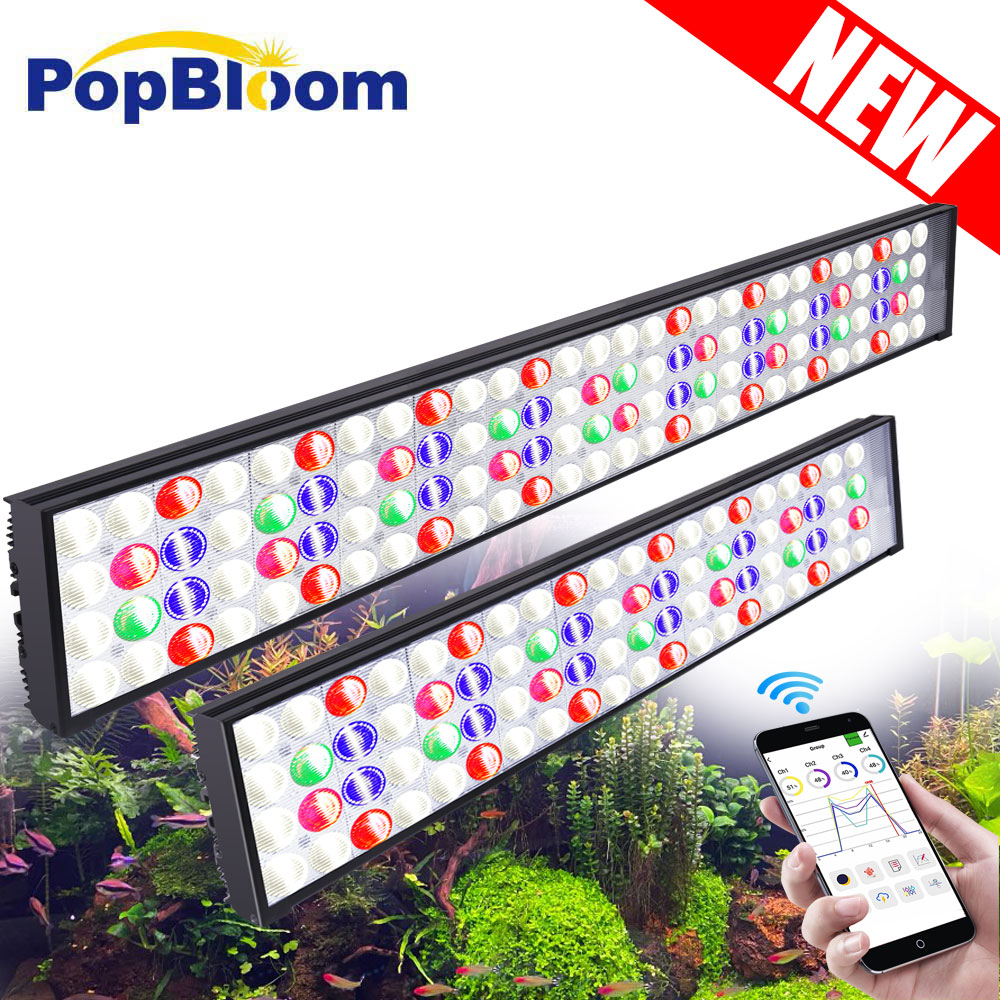 PopBloom H54 H75 WiFi Full Spe - Aquarium Plant Light ulasan dan harga