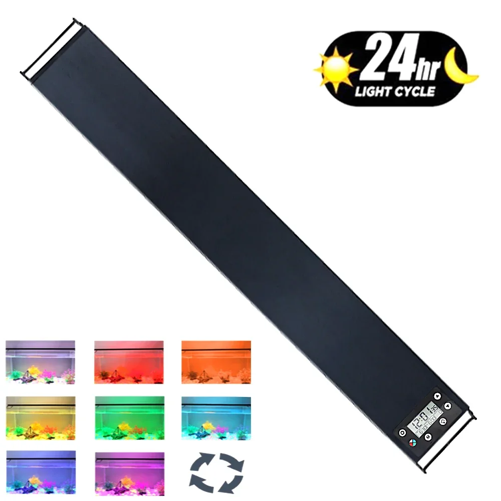 120cm Aquarium 24/7 Full Spect - Aquarium Plant Light ulasan dan harga