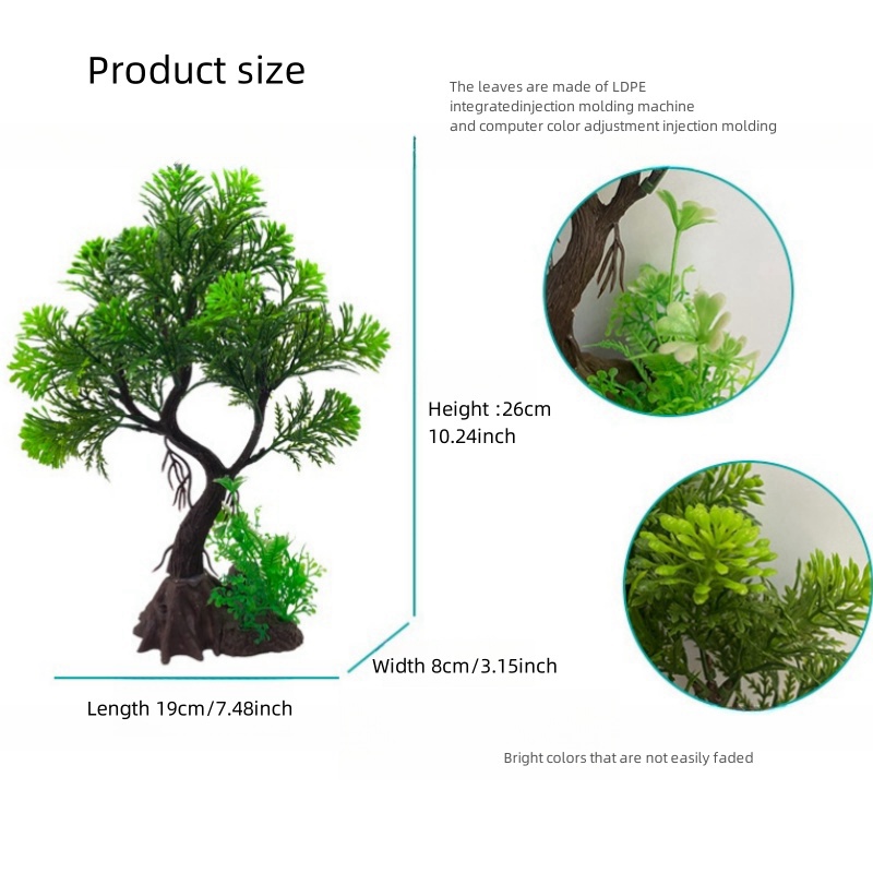 Fish Tank DIY Artificial Aquar - Aquarium Plants Live ulasan dan harga