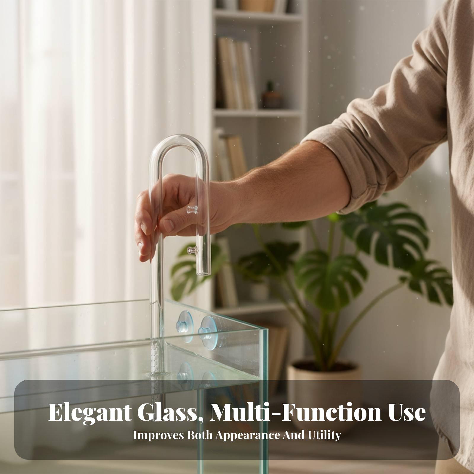 Glass Lily Pipe Outlet for Aqu - Aquarium Planted Tank Filter ulasan dan harga
