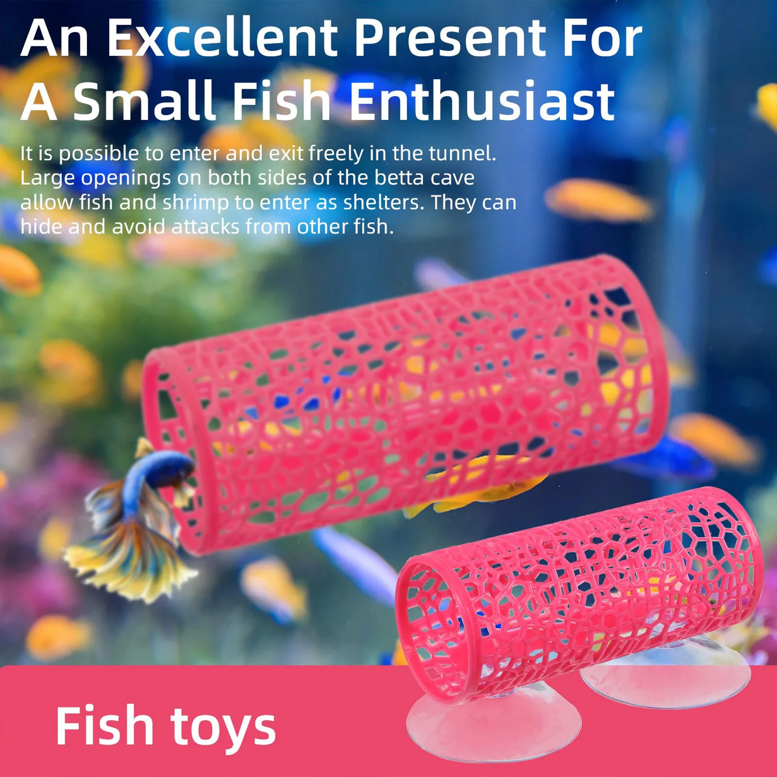 Aquarium Fish Tunnel Toys Bett - Aquarium Fertilizer ulasan dan harga