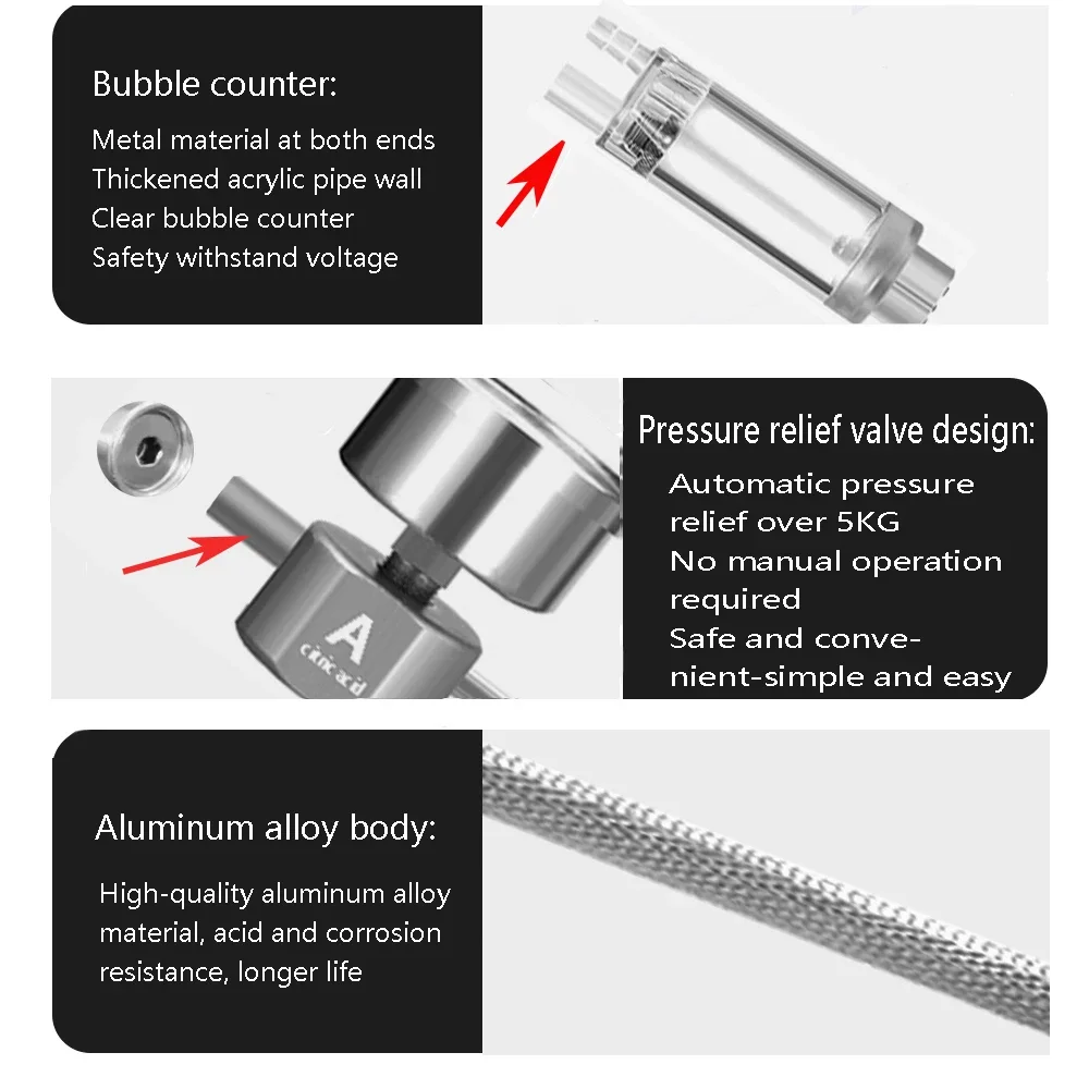 Aquarium DIY CO2 Reactor Gener - Aquarium Liquid Carbon ulasan dan harga