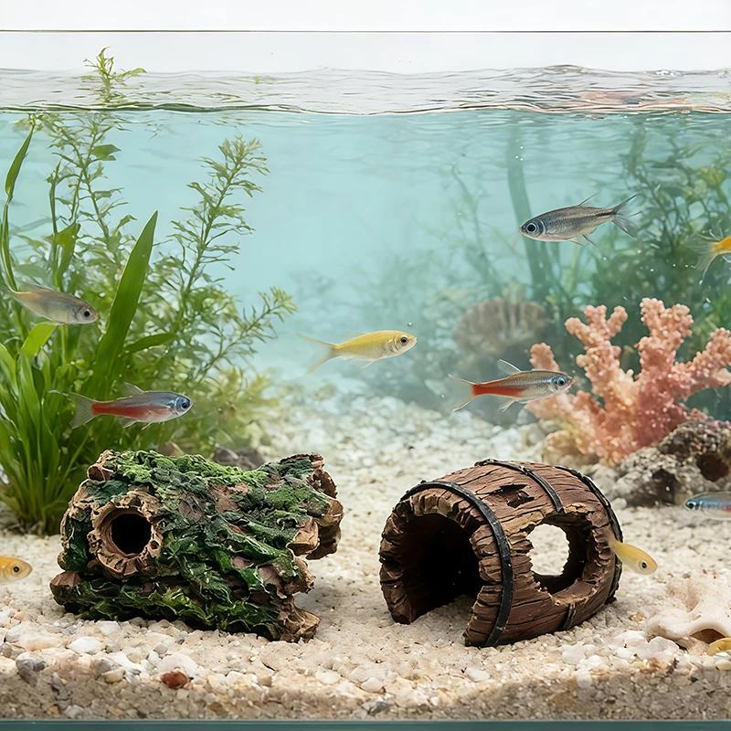 3Pcs Aquarium Resin Decoration - Aquarium Plant Substrate ulasan dan harga