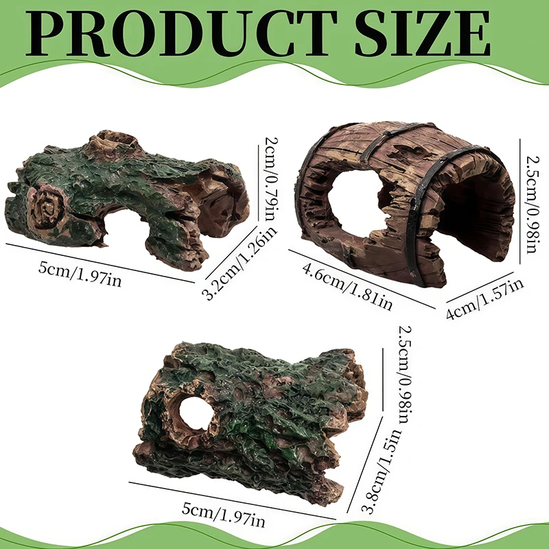 3Pcs Aquarium Resin Decoration - Aquarium Plant Substrate ulasan dan harga