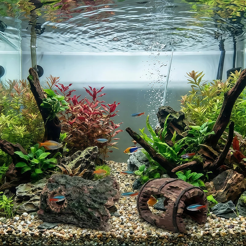 3Pcs Aquarium Resin Decoration - Aquarium Plant Substrate ulasan dan harga