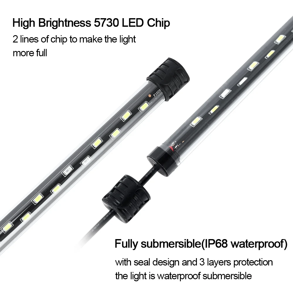 58CM  Aquarium Light LED Plant - Aquarium Plant Substrate ulasan dan harga